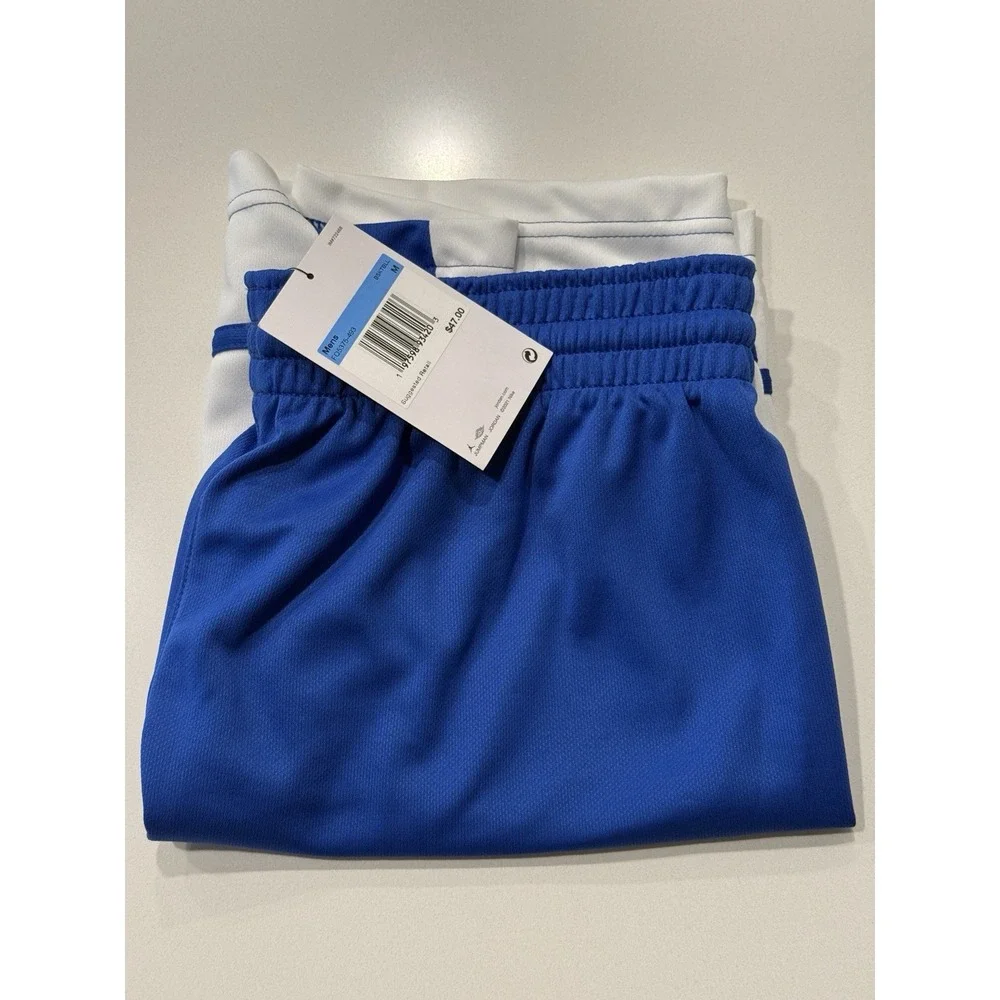 Jordan Mens Stock DF Overtime Basketball Shorts Blue White FQ5375-493 Medium